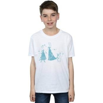 T-shirt enfant Disney Frozen Magic Snowflakes