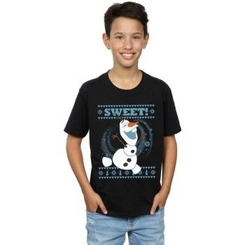 T-shirt enfant Disney Frozen Olaf Sweet Christmas