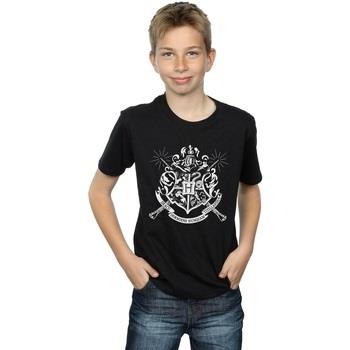 T-shirt enfant Harry Potter Hogwarts Badge Wands