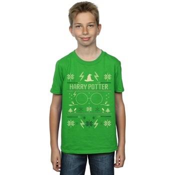 T-shirt enfant Harry Potter Christmas Pattern