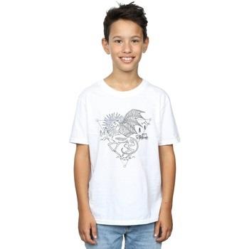 T-shirt enfant Harry Potter Thestral Line Art