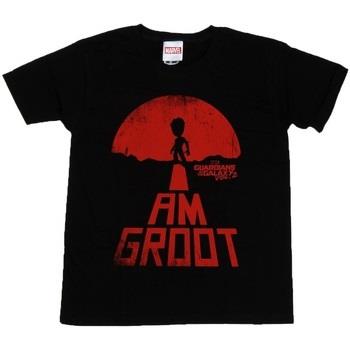 T-shirt enfant Marvel Guardians Of The Galaxy I Am Groot Red