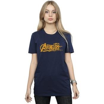 T-shirt Marvel Avengers Infinity War Orange Logo