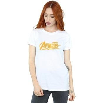 T-shirt Marvel Avengers Infinity War Orange Logo