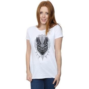 T-shirt Marvel Black Panther Head