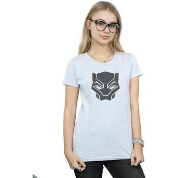 T-shirt Marvel Black Panther Black On Black