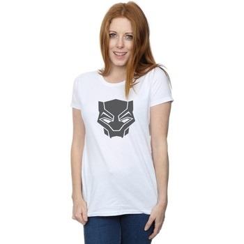 T-shirt Marvel Black Panther Black On Black