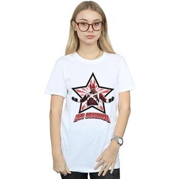 T-shirt Marvel Black Widow Movie Red Guardian Star