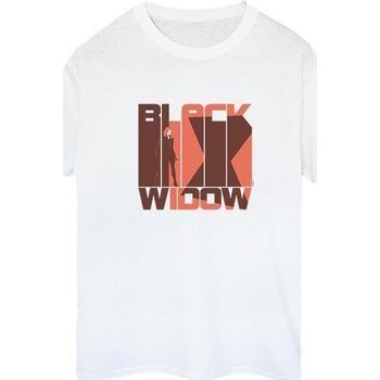 T-shirt Marvel Black Widow Movie Bars Logo