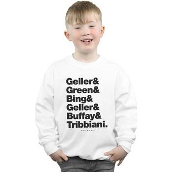 Sweat-shirt enfant Friends Surnames Text