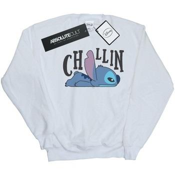 Sweat-shirt Disney Lilo And Stitch Chillin