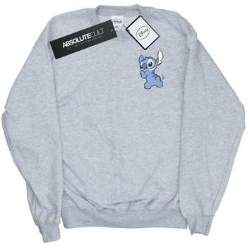 Sweat-shirt Disney Lilo And Stitch Stitch Backside Breast Print