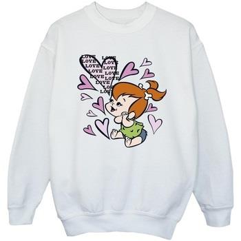 Sweat-shirt enfant The Flintstones Pebbles Love Love Love