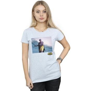 T-shirt Dc Comics Batman TV Series Surfing Logo