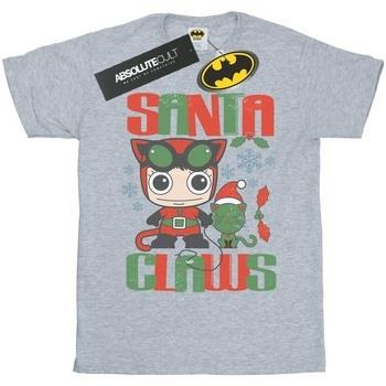 T-shirt Dc Comics Chibi Catwoman Santa Claws