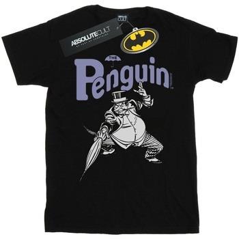 T-shirt Dc Comics Penguin Mono Action Pose