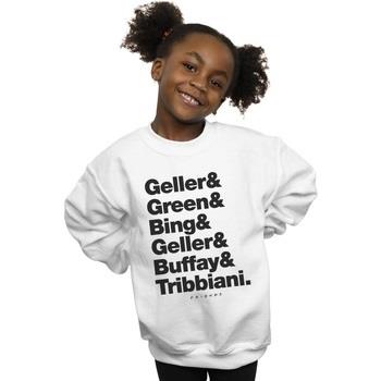 Sweat-shirt enfant Friends Surnames Text