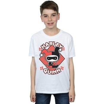 T-shirt enfant Dc Comics Chibi Harley Quinn Badge