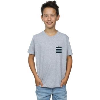 T-shirt enfant Dessins Animés Taz Stripes Faux Pocket