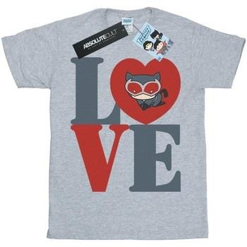 T-shirt enfant Dc Comics Chibi Catwoman Love