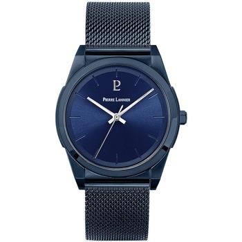 Montre Pierre Lannier CANDIDE Cadran Bleu Bracelet Acier milanais Bleu