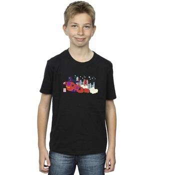 T-shirt enfant Disney Big Hero 6 Baymax Hiro Bridge