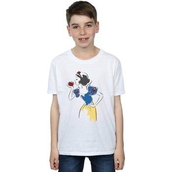 T-shirt enfant Disney Snow White Apple Glitter