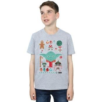 T-shirt enfant Disney Yoda Christmas