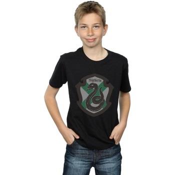 T-shirt enfant Harry Potter Slytherin Crest Flat