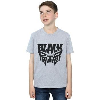 T-shirt enfant Marvel Black Panther Worded Emblem