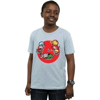 T-shirt enfant Marvel Kawaii Avengers Ready Steady War