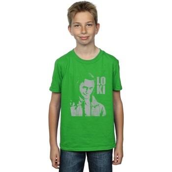 T-shirt enfant Marvel Loki Head Poster