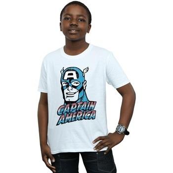 T-shirt enfant Marvel Captain America Distressed