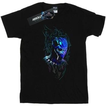T-shirt Marvel Black Panther Neon Mask