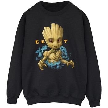 Sweat-shirt Guardians Of The Galaxy Groot Flowers