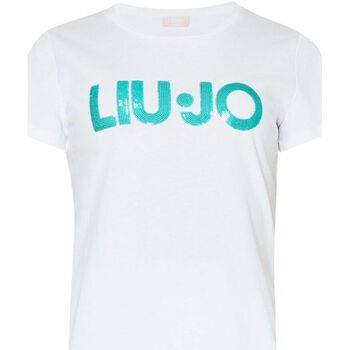 T-shirt Liu Jo T-shirt avec logo et paillettes