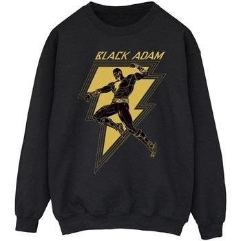 Sweat-shirt Dc Comics Black Adam Golden Bolt Chest