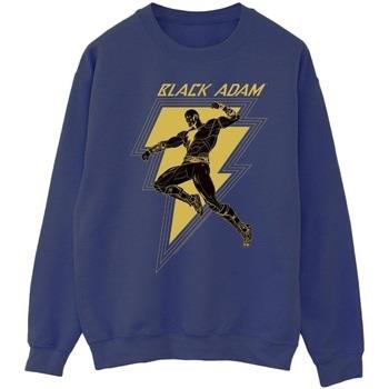 Sweat-shirt Dc Comics Black Adam Golden Bolt Chest