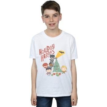 T-shirt enfant Dc Comics Justice League Holiday Heroes