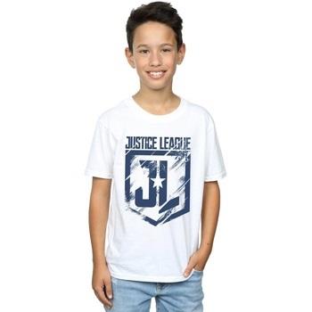 T-shirt enfant Dc Comics Justice League Movie Indigo Logo