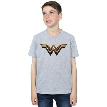 T-shirt enfant Dc Comics Justice League Movie Wonder Woman Emblem