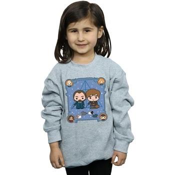 Sweat-shirt enfant Fantastic Beasts Chibi Newt And Dumbledore