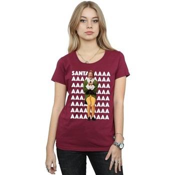 T-shirt Elf Buddy Santa Scream