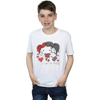 T-shirt enfant Dc Comics Justice League I Love My Puddin'