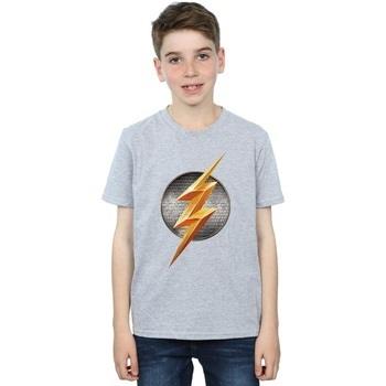 T-shirt enfant Dc Comics Justice League Movie Flash Emblem