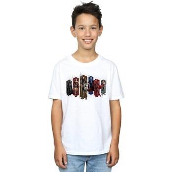 T-shirt enfant Dc Comics Justice League Movie Team Hexagons