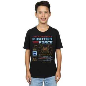 T-shirt enfant Disney Luke Skywalker's Fighter Force