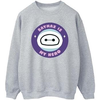 Sweat-shirt Disney Big Hero 6 Baymax My Hero Pocket