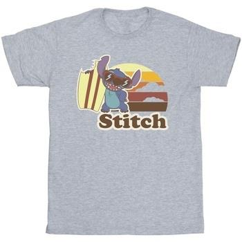 T-shirt enfant Disney Lilo And Stitch Bitten Surfboard