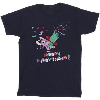 T-shirt enfant Disney Lilo And Stitch Angel Merry Everything